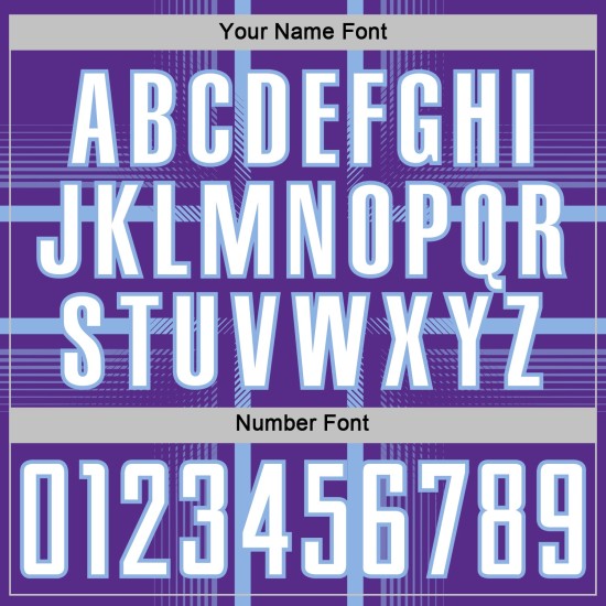 Soccer Sublimation Blue Jersey Lines Uniform White-Light Custom Purple Soccer Sublimation Blue Jersey Lines Uniform White-Light Custom Purple