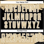 Gold-White Soccer Fragment Abstract Art Custom Black Vegas Jersey Uniform Sublimation Gold-White Soccer Fragment Abstract Art Custom Black Vegas Jersey Uniform Sublimation