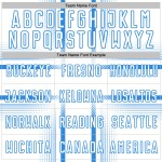 White Custom Sublimation Jersey Lines Blue Powder Uniform Soccer White Custom Sublimation Jersey Lines Blue Powder Uniform Soccer