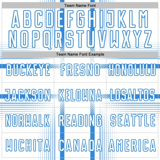 White Custom Sublimation Jersey Lines Blue Powder Uniform Soccer White Custom Sublimation Jersey Lines Blue Powder Uniform Soccer