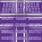 Jersey Custom Sublimation Purple Uniform White Soccer Lines Jersey Custom Sublimation Purple Uniform White Soccer Lines