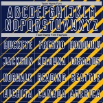 Navy-White Lines Gold Jersey Soccer Custom Sublimation Uniform Navy-White Lines Gold Jersey Soccer Custom Sublimation Uniform