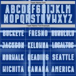 Jersey Sublimation Soccer Royal Light Blue-White Uniform Lines Custom Jersey Sublimation Soccer Royal Light Blue-White Uniform Lines Custom