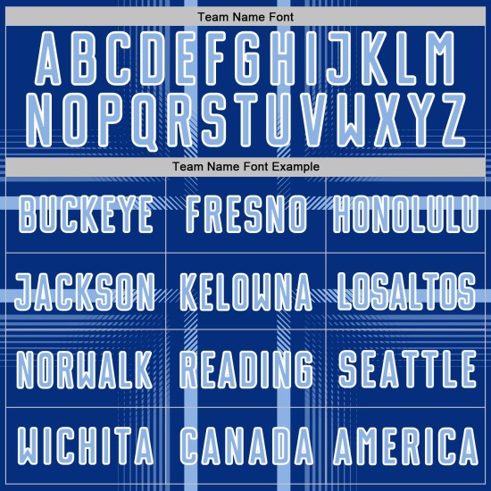 Jersey Sublimation Soccer Royal Light Blue-White Uniform Lines Custom Jersey Sublimation Soccer Royal Light Blue-White Uniform Lines Custom