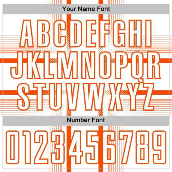 Lines Jersey White Uniform Soccer Custom Orange Sublimation Lines Jersey White Uniform Soccer Custom Orange Sublimation