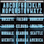 Black Uniform Sky Lines Custom Jersey Blue-White Soccer Sublimation Black Uniform Sky Lines Custom Jersey Blue-White Soccer Sublimation