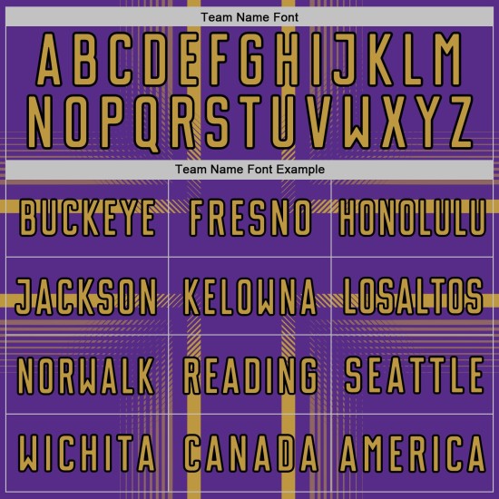 Lines Old Jersey Sublimation Gold-Black Purple Uniform Soccer Custom Lines Old Jersey Sublimation Gold-Black Purple Uniform Soccer Custom