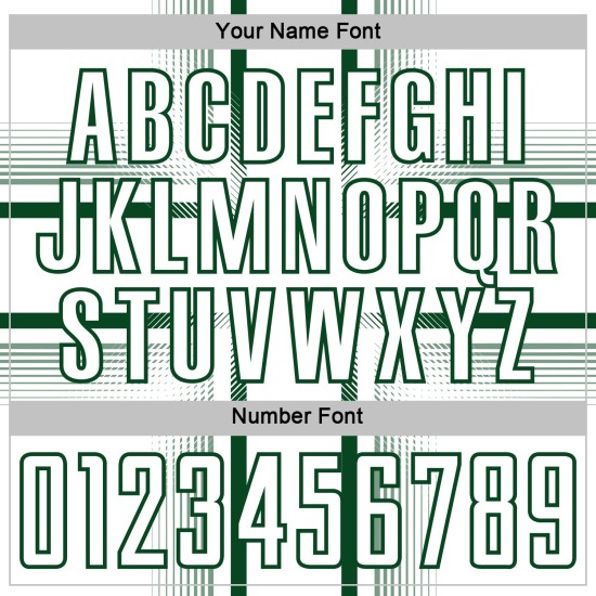 White Green Uniform Lines Custom Sublimation Soccer Jersey White Green Uniform Lines Custom Sublimation Soccer Jersey