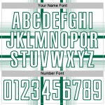 Uniform Soccer Lines Custom Sublimation Jersey Kelly White Green Uniform Soccer Lines Custom Sublimation Jersey Kelly White Green