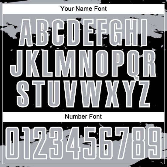 Fragment Gray-White Black Jersey Soccer Uniform Custom Sublimation Abstract Art Fragment Gray-White Black Jersey Soccer Uniform Custom Sublimation Abstract Art