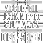 White Uniform Soccer Steel Lines Jersey Gray Sublimation Custom