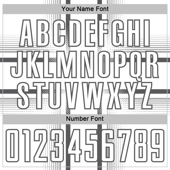 White Uniform Soccer Steel Lines Jersey Gray Sublimation Custom