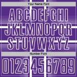 Jersey Custom Sublimation Purple Uniform White Soccer Lines Jersey Custom Sublimation Purple Uniform White Soccer Lines