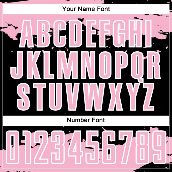 Black Sublimation Jersey Uniform Light Soccer Pink-White Fragment Abstract Art Custom