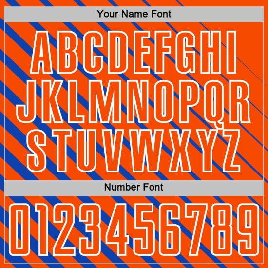 Lines Jersey Soccer Orange-White Blue Thunder Uniform Sublimation Custom Lines Jersey Soccer Orange-White Blue Thunder Uniform Sublimation Custom