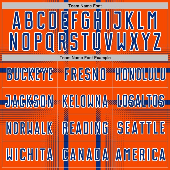 Lines Custom Orange Jersey Royal-White Uniform Sublimation Soccer Lines Custom Orange Jersey Royal-White Uniform Sublimation Soccer