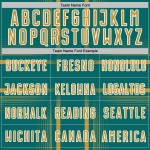 Uniform Sublimation Teal Jersey Soccer Gold-White Custom Old Lines Uniform Sublimation Teal Jersey Soccer Gold-White Custom Old Lines