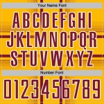 Sublimation Custom Crimson-White Uniform Lines Jersey Gold Soccer Sublimation Custom Crimson-White Uniform Lines Jersey Gold Soccer