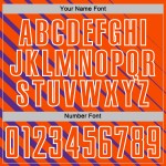 Lines Sublimation Jersey Uniform Custom Purple Soccer Orange-White Lines Sublimation Jersey Uniform Custom Purple Soccer Orange-White