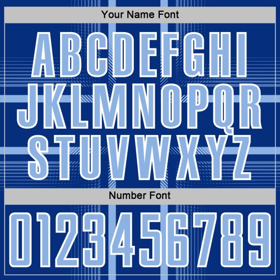 Jersey Sublimation Soccer Royal Light Blue-White Uniform Lines Custom Jersey Sublimation Soccer Royal Light Blue-White Uniform Lines Custom