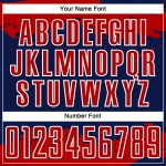 Uniform Soccer Navy Red-White Sublimation Jersey Fragment Custom Abstract Art Uniform Soccer Navy Red-White Sublimation Jersey Fragment Custom Abstract Art