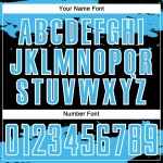 Art Custom Sky Uniform Jersey Fragment Sublimation Soccer Black Blue-White Abstract Art Custom Sky Uniform Jersey Fragment Sublimation Soccer Black Blue-White Abstract