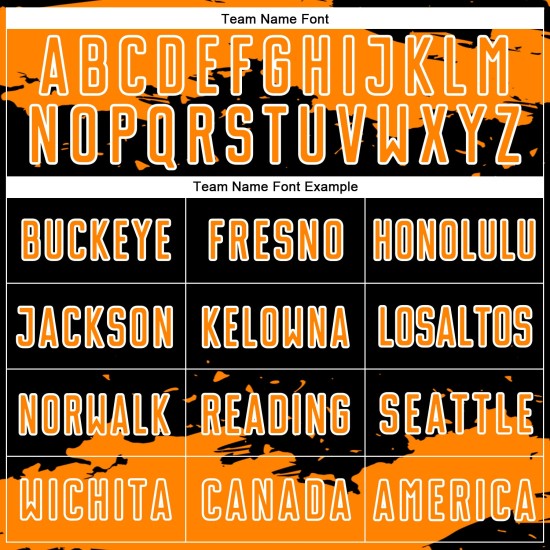 Fragment Sublimation Black Jersey Abstract Bay Uniform Custom Soccer Orange-White Art Fragment Sublimation Black Jersey Abstract Bay Uniform Custom Soccer Orange-White Art