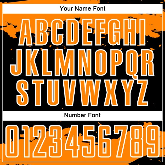 Fragment Sublimation Black Jersey Abstract Bay Uniform Custom Soccer Orange-White Art Fragment Sublimation Black Jersey Abstract Bay Uniform Custom Soccer Orange-White Art