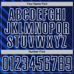 Blue Lines Navy-White Sublimation Custom Thunder Soccer Uniform Jersey Blue Lines Navy-White Sublimation Custom Thunder Soccer Uniform Jersey