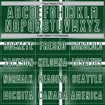 Jersey Soccer Uniform Green Custom Lines White Sublimation Jersey Soccer Uniform Green Custom Lines White Sublimation