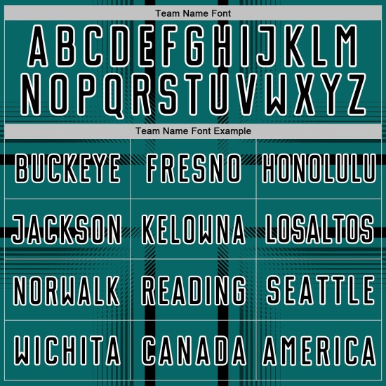 Jersey Teal Uniform Soccer Lines Sublimation Black-White Custom Jersey Teal Uniform Soccer Lines Sublimation Black-White Custom