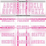 Lines Pink Custom Uniform Jersey Soccer Sublimation White