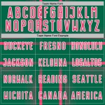 Kelly Uniform Jersey Soccer Lines Custom Sublimation Neon Pink-White Green Kelly Uniform Jersey Soccer Lines Custom Sublimation Neon Pink-White Green