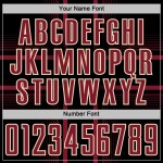 Soccer Black Crimson-Cream Lines Sublimation Custom Jersey Uniform