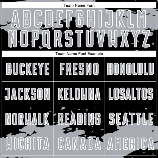 Fragment Gray-White Black Jersey Soccer Uniform Custom Sublimation Abstract Art Fragment Gray-White Black Jersey Soccer Uniform Custom Sublimation Abstract Art