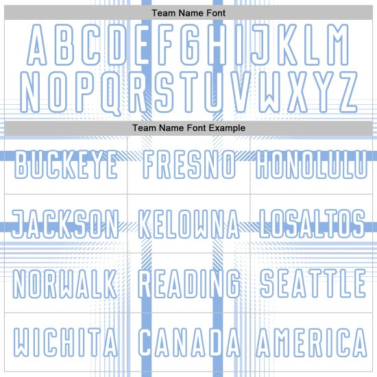 Uniform Custom Jersey Light Blue Soccer Sublimation Lines White Uniform Custom Jersey Light Blue Soccer Sublimation Lines White