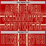 Cream Soccer Lines Jersey Custom Red Uniform Sublimation Cream Soccer Lines Jersey Custom Red Uniform Sublimation