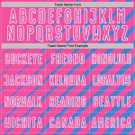 Blue Sublimation Jersey Lines Uniform Custom Pink-White Soccer Powder Blue Sublimation Jersey Lines Uniform Custom Pink-White Soccer Powder