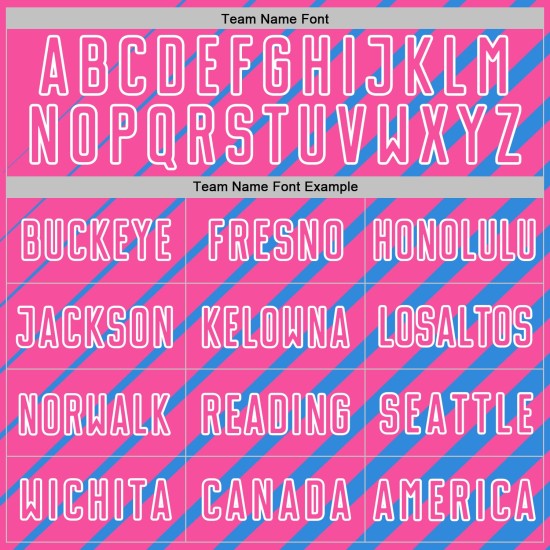 Blue Sublimation Jersey Lines Uniform Custom Pink-White Soccer Powder Blue Sublimation Jersey Lines Uniform Custom Pink-White Soccer Powder