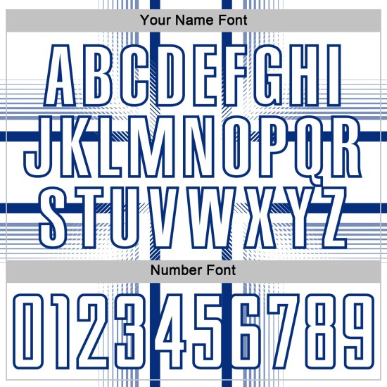 Lines Soccer Custom Royal Sublimation White Uniform Jersey Lines Soccer Custom Royal Sublimation White Uniform Jersey