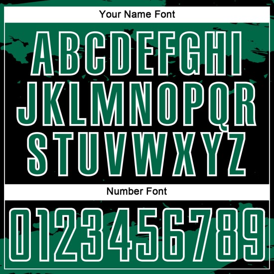 Uniform Kelly Custom Black Green-White Fragment Sublimation Soccer Art Jersey Abstract Uniform Kelly Custom Black Green-White Fragment Sublimation Soccer Art Jersey Abstract