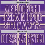 Custom Uniform Purple Lines Cream Sublimation Soccer Jersey Custom Uniform Purple Lines Cream Sublimation Soccer Jersey