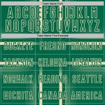 Lines Sublimation Green Uniform Jersey Kelly Soccer Custom Cream