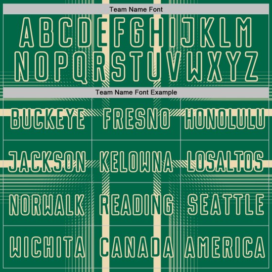 Lines Sublimation Green Uniform Jersey Kelly Soccer Custom Cream