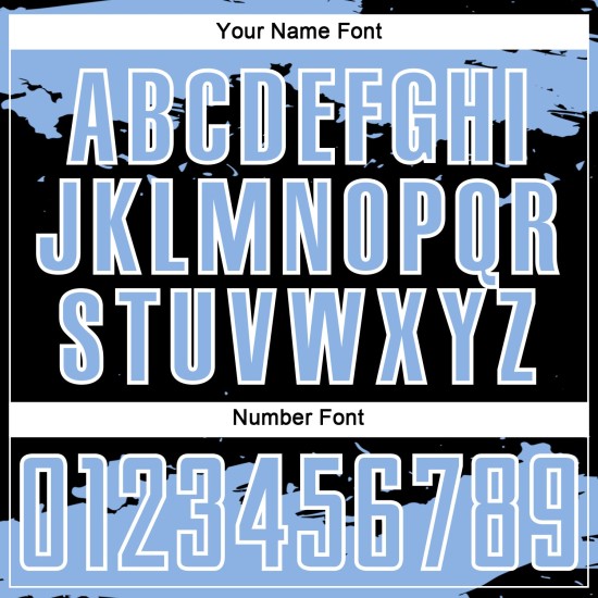 Light Fragment Sublimation Black Uniform Abstract Art Custom Soccer Jersey Blue-White Light Fragment Sublimation Black Uniform Abstract Art Custom Soccer Jersey Blue-White