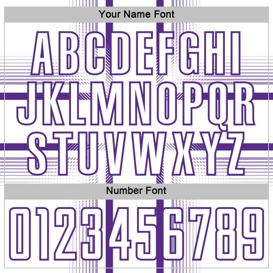 Soccer Sublimation White Uniform Purple Jersey Lines Custom Soccer Sublimation White Uniform Purple Jersey Lines Custom