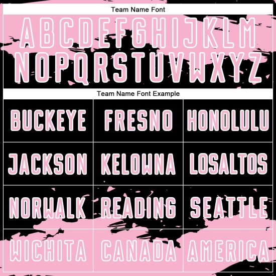 Black Sublimation Jersey Uniform Light Soccer Pink-White Fragment Abstract Art Custom