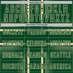 Lines Green Soccer Sublimation Jersey Cream Custom Uniform