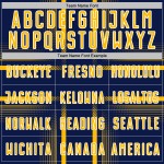 Gold-White Sublimation Navy Soccer Custom Lines Uniform Jersey Gold-White Sublimation Navy Soccer Custom Lines Uniform Jersey