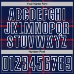 Uniform Jersey Sublimation Custom Lines Navy Soccer Crimson-White Uniform Jersey Sublimation Custom Lines Navy Soccer Crimson-White